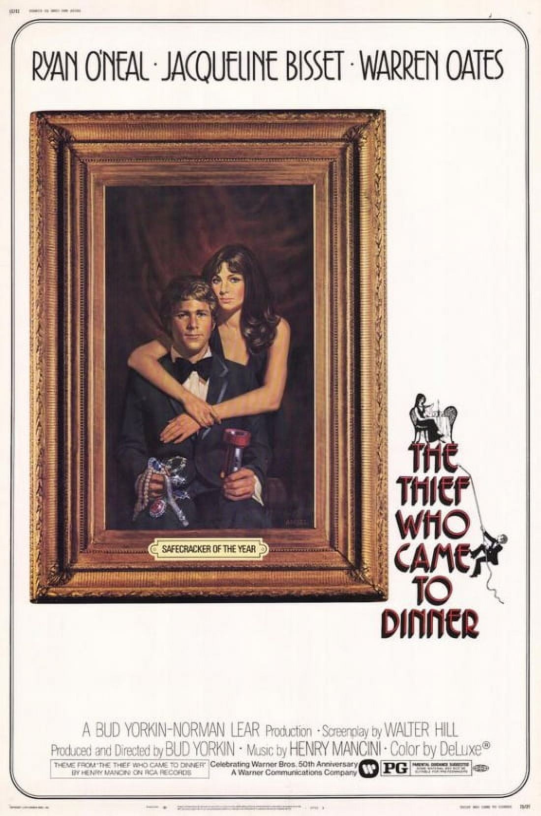 The Thief Who Came to Dinner movie poster, 11x17 size, vibrant colors and classic design.