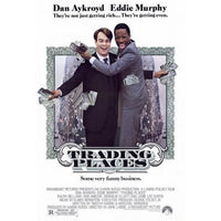 Trading Places Movie Poster Print featuring iconic film imagery.
