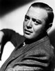 Close-up black and white portrait of Peter Lorre