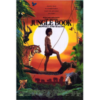 The Second Jungle Book Movie Poster Print featuring Mowgli and Baloo
