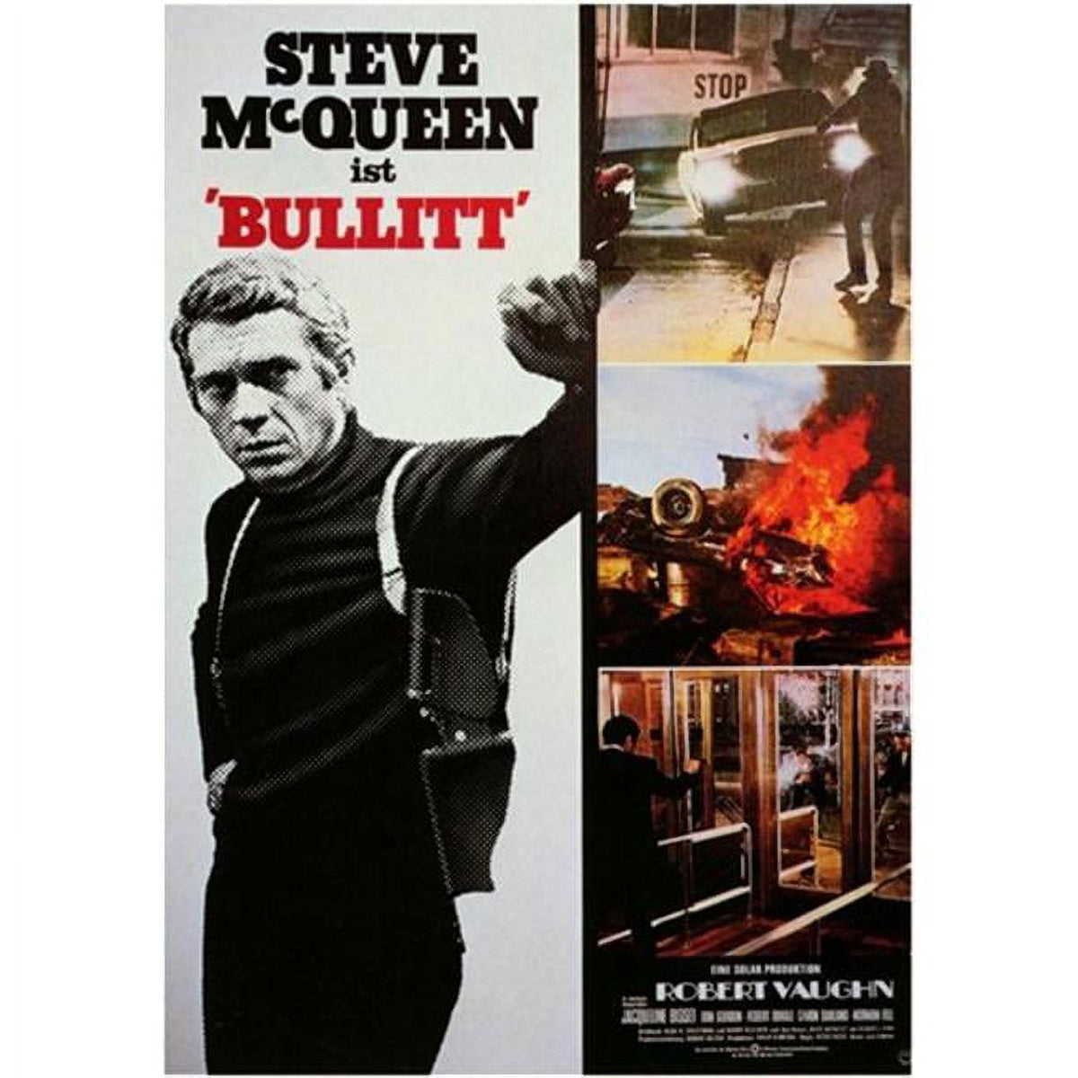 Bullitt Movie Poster - Classic Film Art Print 11x17