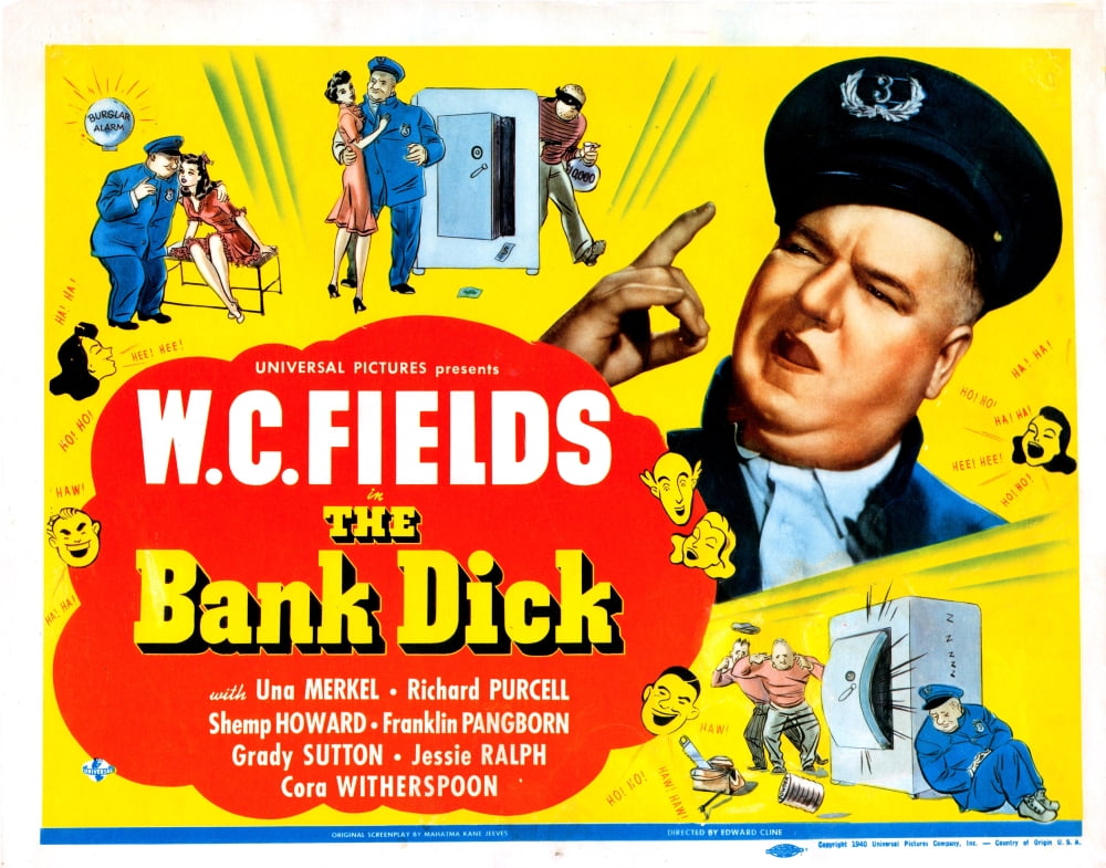The Bank Dick Movie Masterprint Poster - Classic Cinema Art