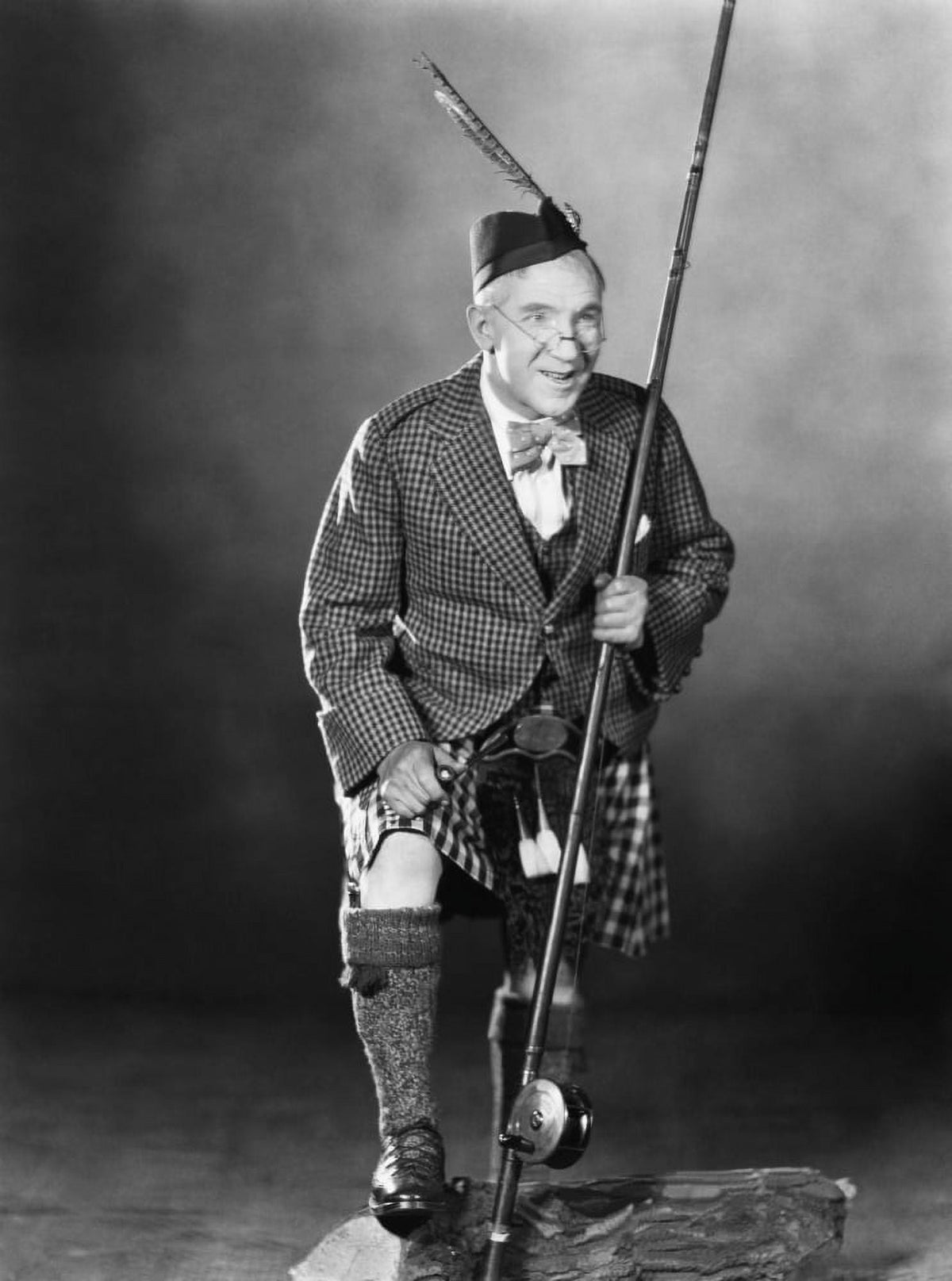Huntingtower Harry Lauder vintage photo print from 1928