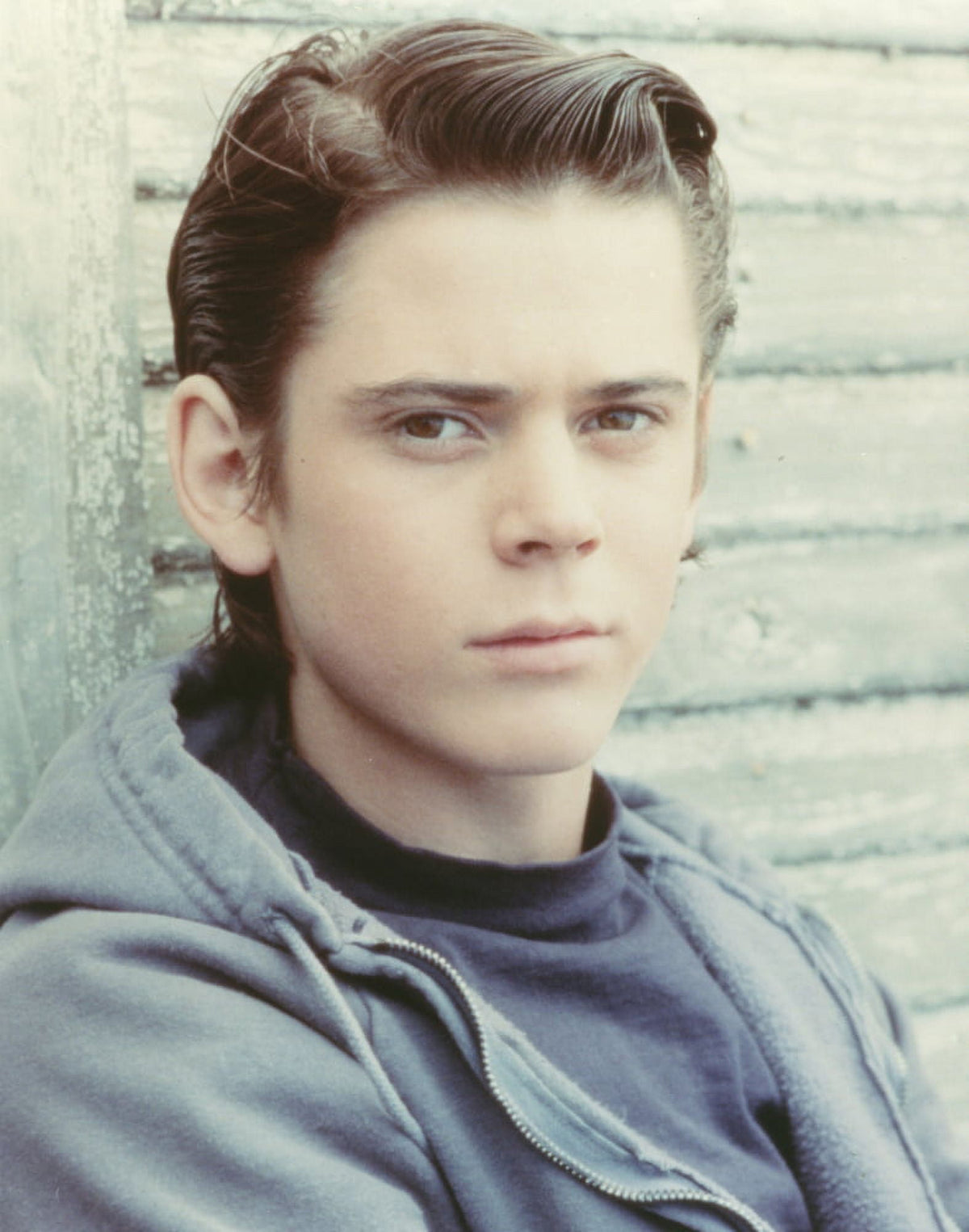 Portrait of Thomas Howell in a sweatshirt, photo print.
