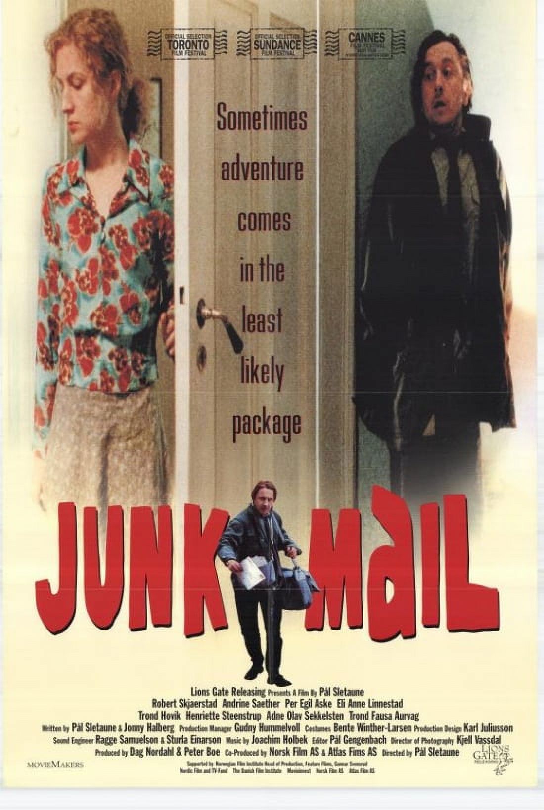 Junk Mail Movie Poster 11x17 print featuring vibrant colors and cinematic design.