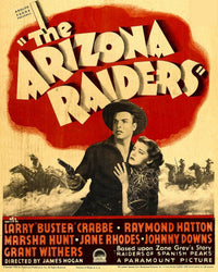The Arizona Raiders 1936 Movie Poster Window Card Masterprint