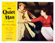 The Quiet Man movie poster featuring John Wayne and Maureen O'Hara, 1952 classic film print.