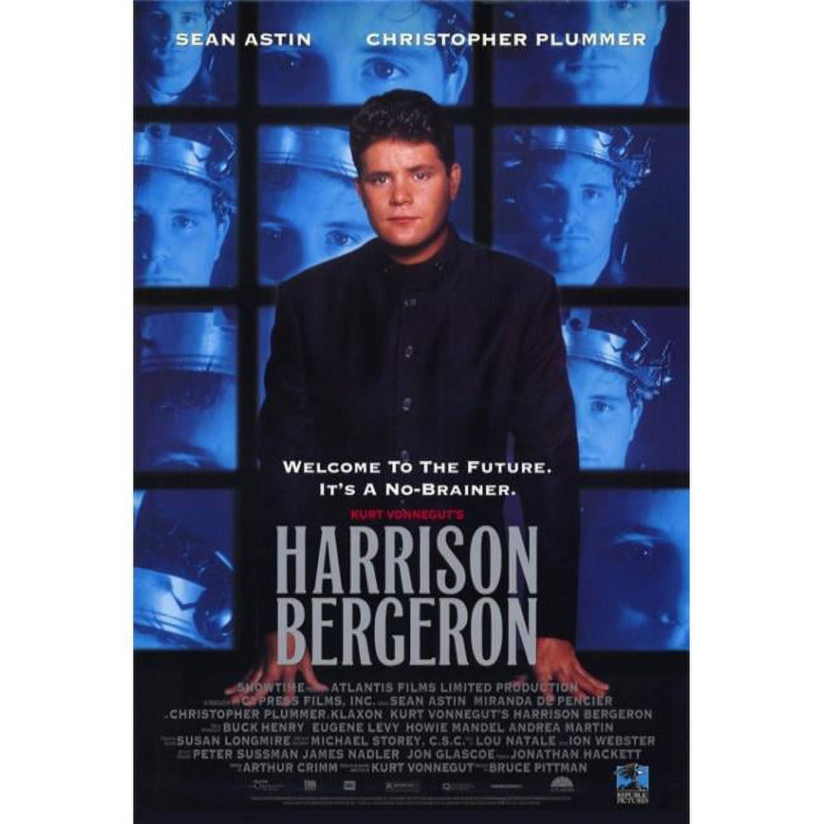 Harrison Bergeron Movie Poster Print - 27x40 size, featuring classic literature art.