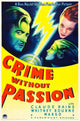 Crime Without Passion Movie Masterprint Poster featuring Claude Rains and Whitney Bourne.