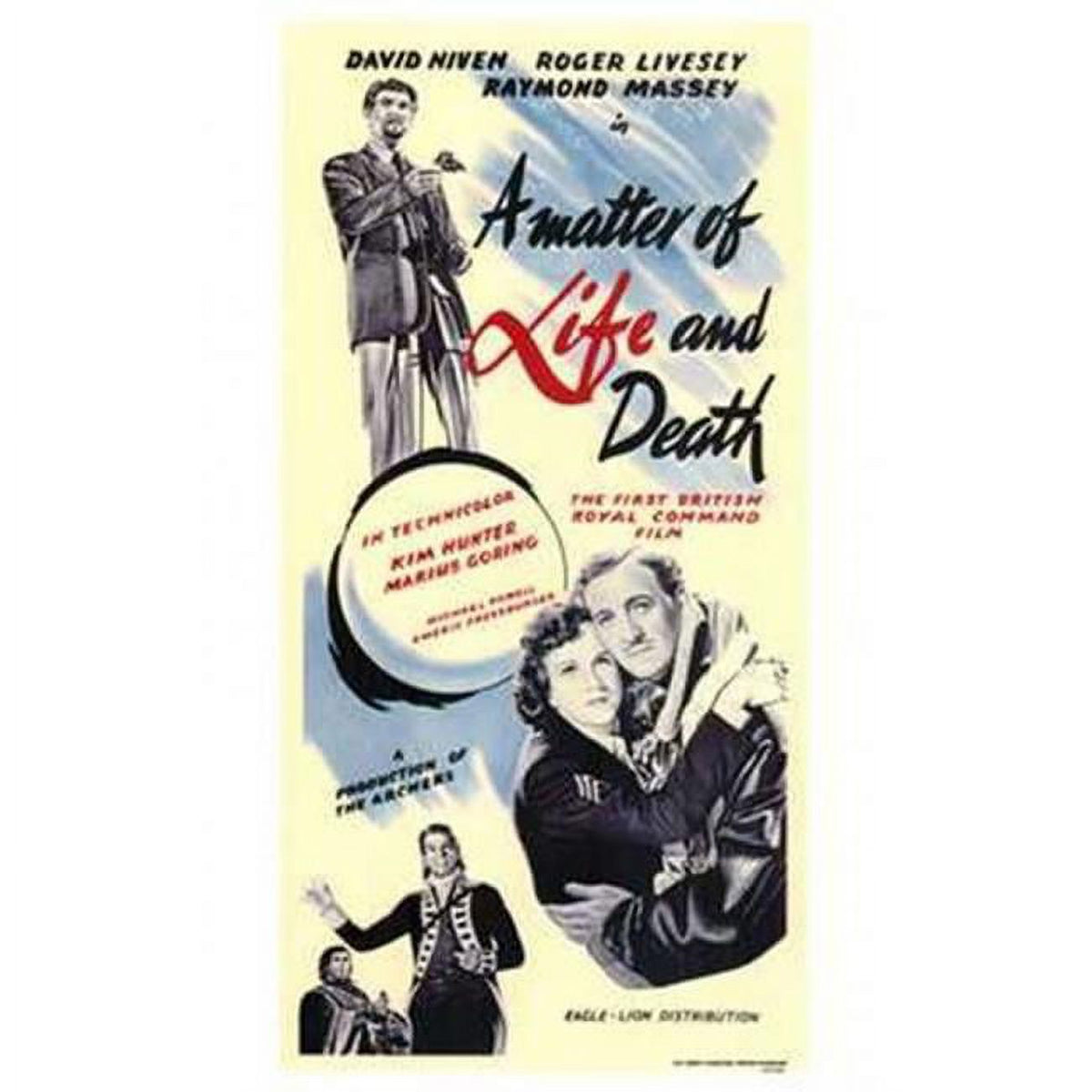 Matter of Life and Death movie poster 11x17 print