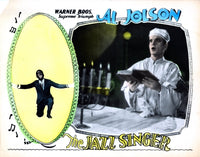 The Jazz Singer movie masterprint poster featuring Al Jolson, 1927 classic film.