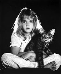 Drew Barrymore two picture collage classic photo print.