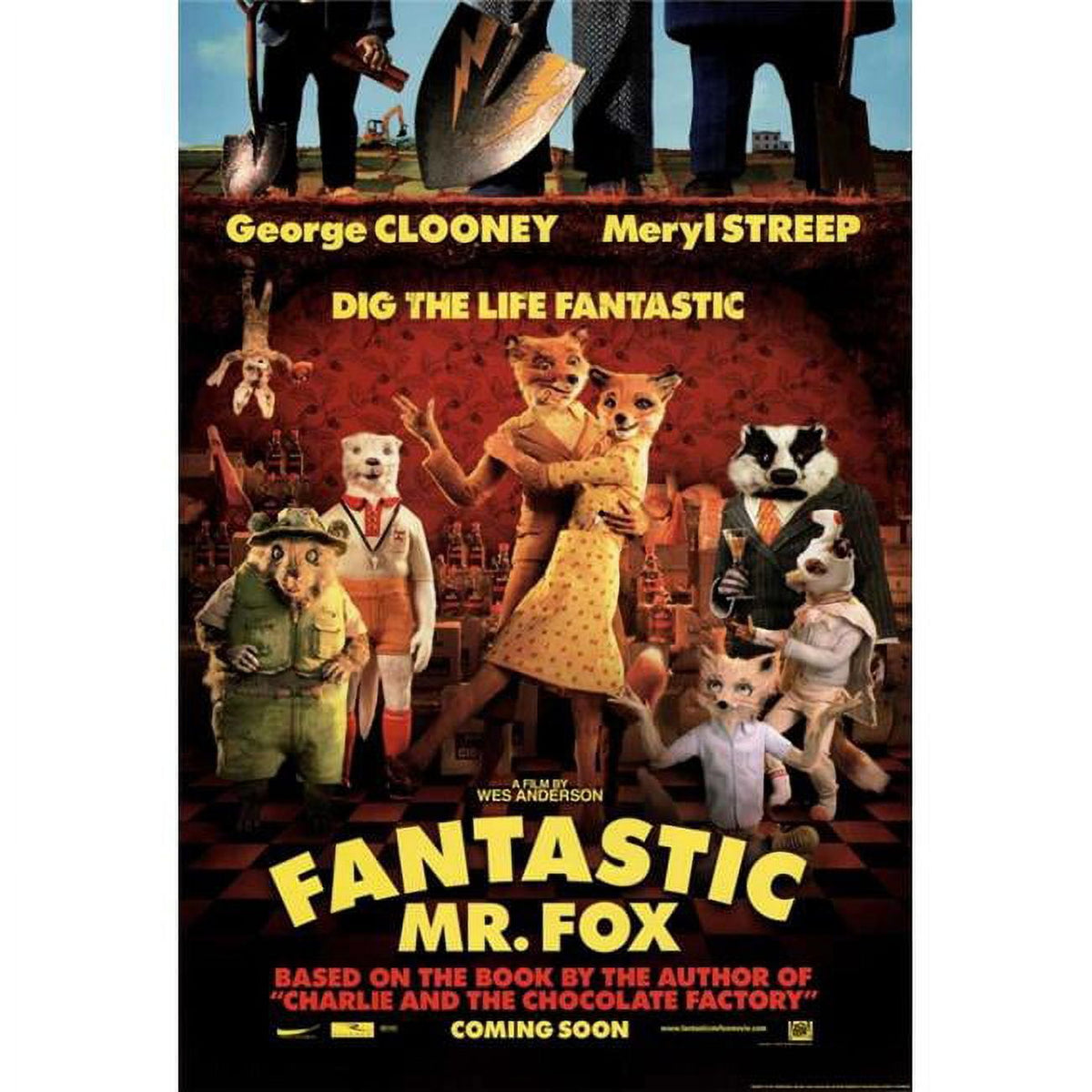 Fantastic Mr. Fox Movie Poster Print 27x40