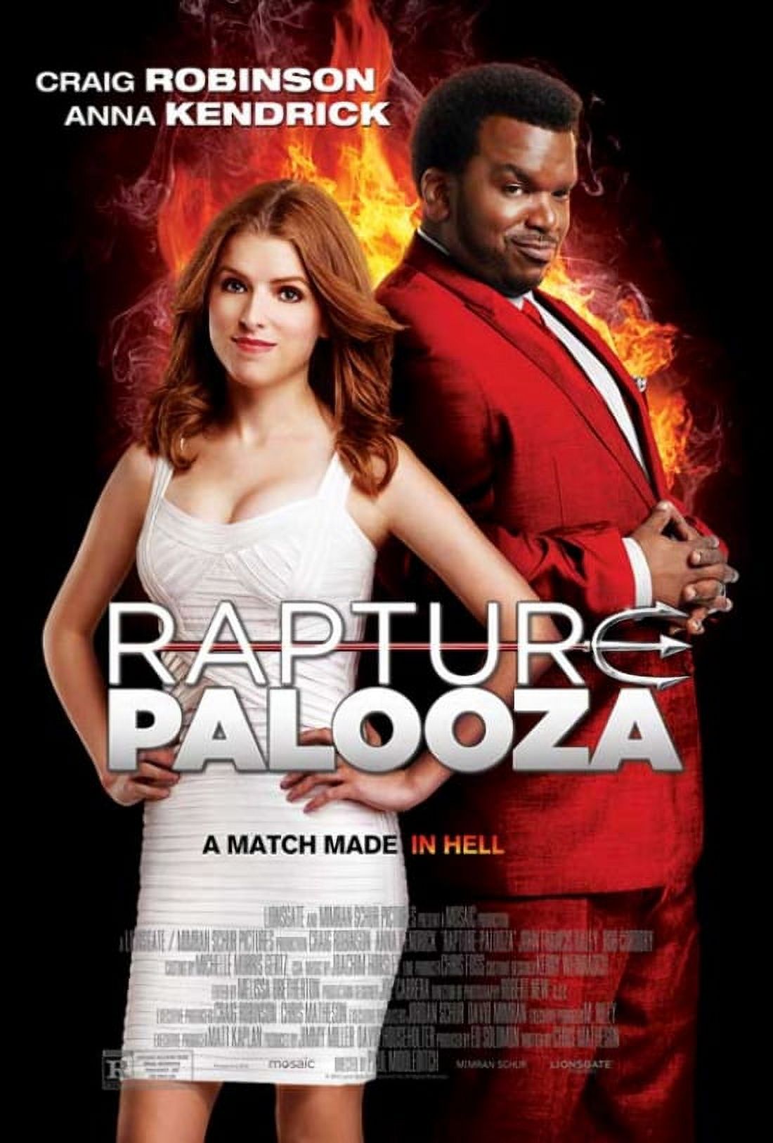 Rapture-Palooza Movie Poster 11x17 print on heavy stock paper.