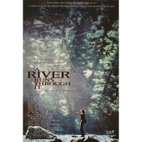 A River Runs Through It Movie Poster Print showcasing cinematic imagery.