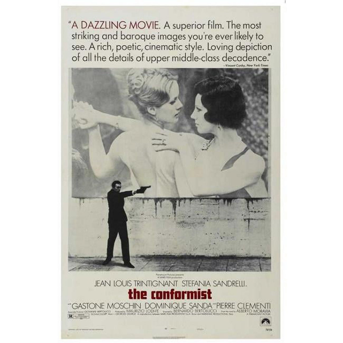 The Conformist movie poster print in 27 x 40 inches.