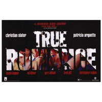 True Romance Movie Poster - Classic Film Art Print in 17x11 size.
