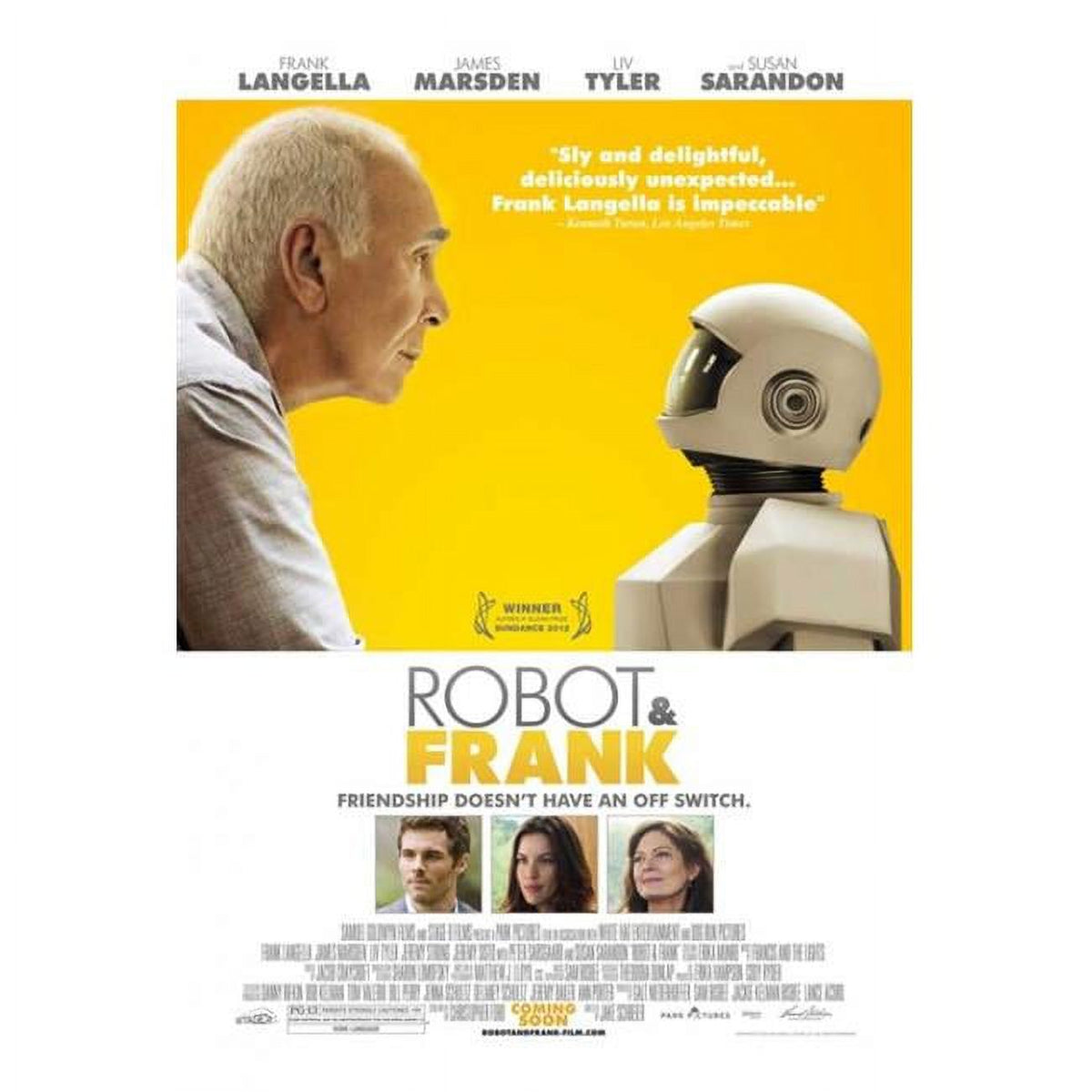 Robot and Frank Movie Poster Print 27 x 40 inch