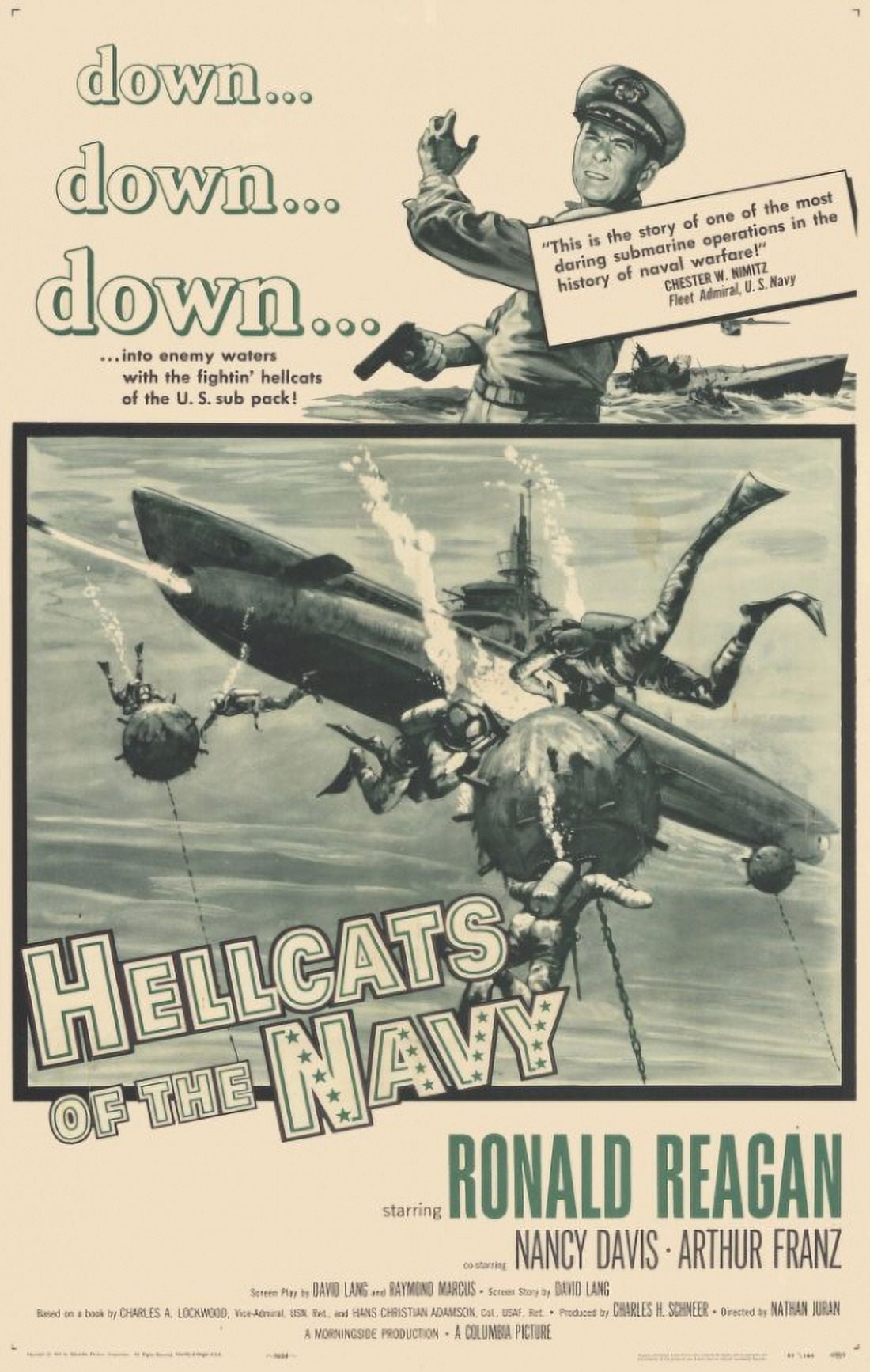 Hellcats of the Navy Movie Poster 11x17 print