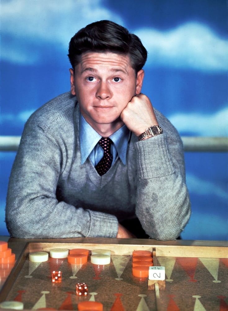 Mickey Rooney 1940s Classic Photo Poster Print