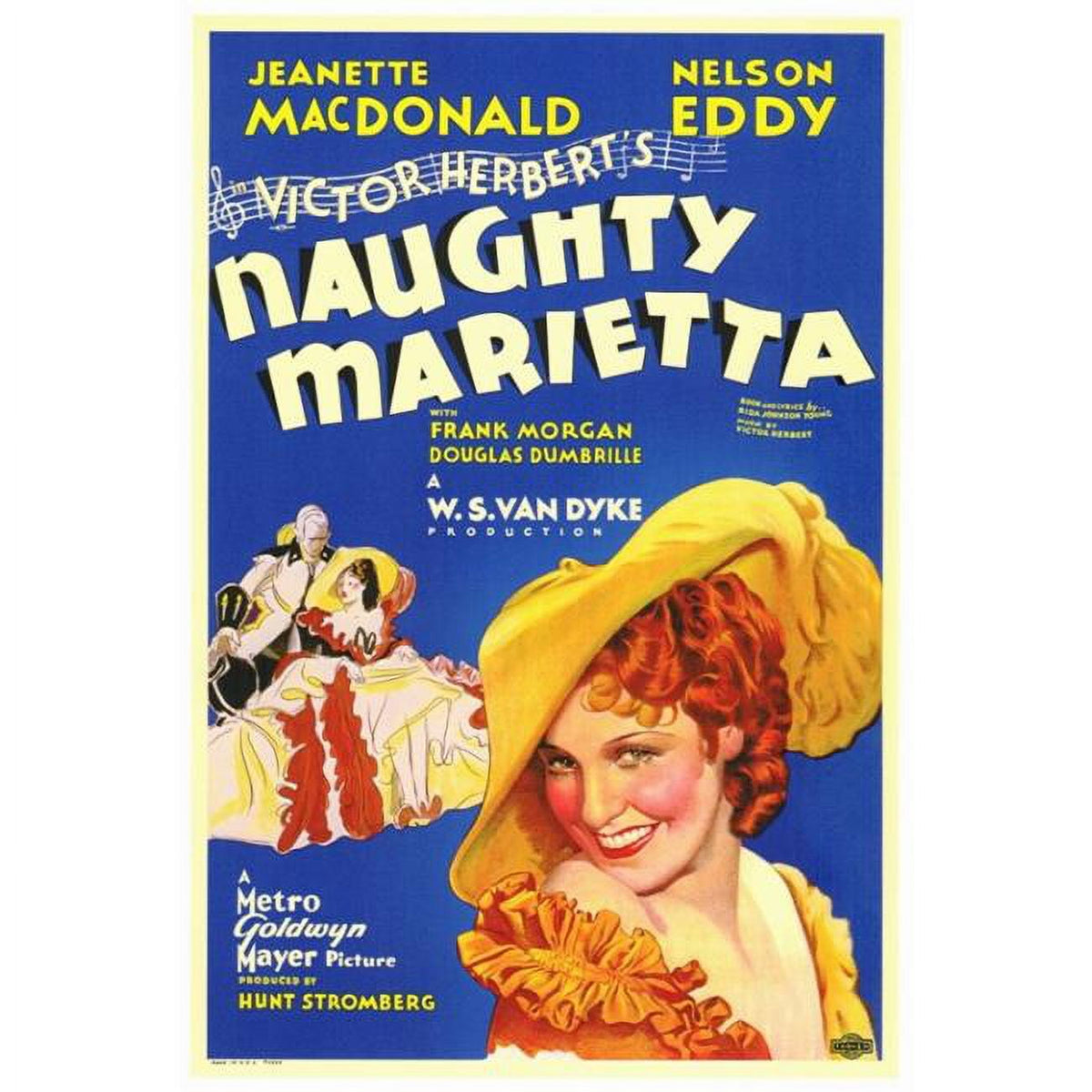 Naughty Marietta Movie Poster Print 27 x 40 inches