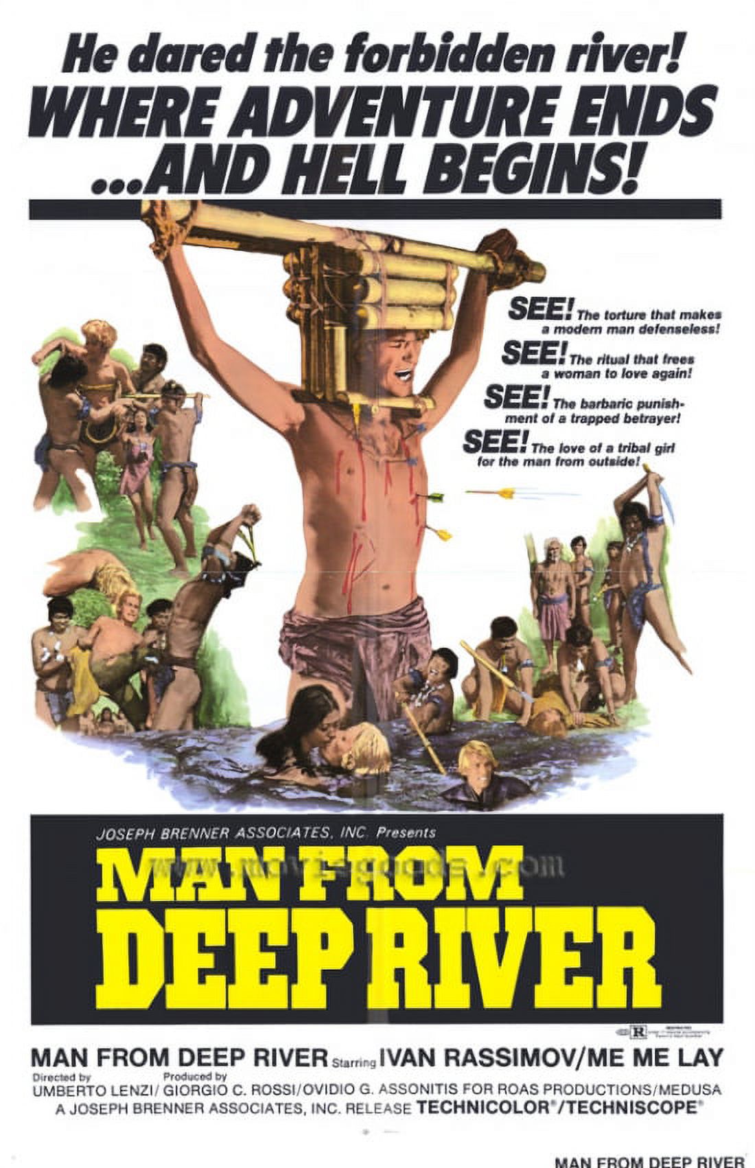 Man From Deep River Movie Poster Print 27x40