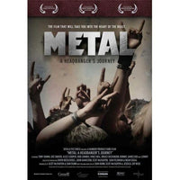 A Headbanger's Journey Movie Poster 11x17 print showcasing heavy metal culture.