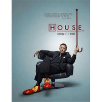 House TV Series Movie Poster - 11x17 print showcasing Dr. Gregory House.