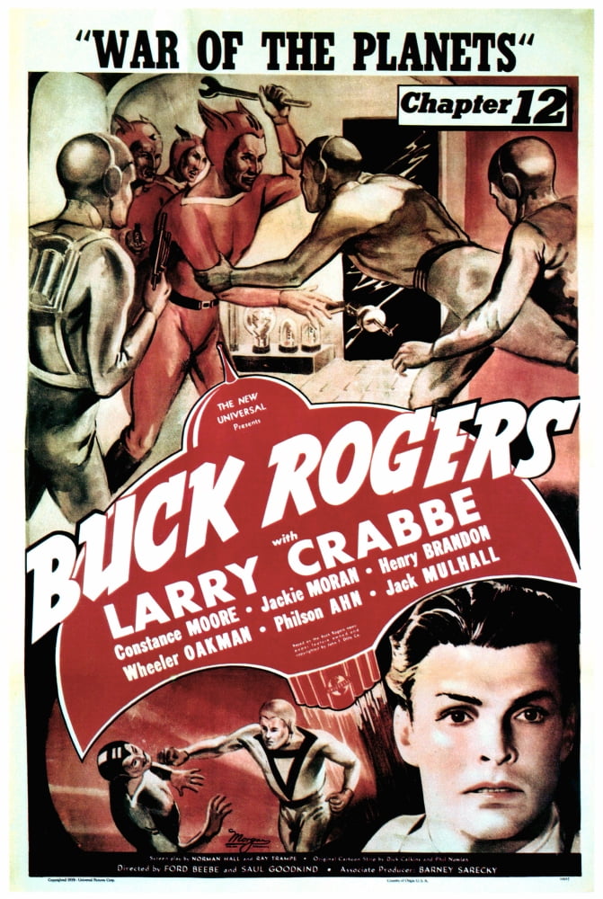 Buck Rogers Chapter 12 War Of The Planets 1940 Movie Poster Print