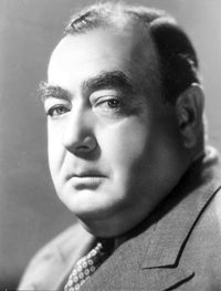 A Portrait of Eugene Pallette photo print showcasing classic cinema.