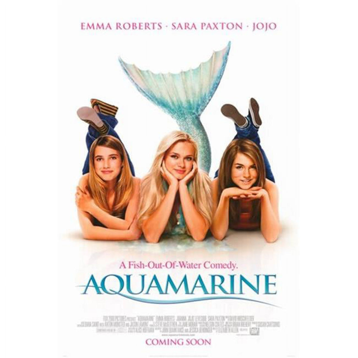 Aquamarine movie poster in 11x17 size