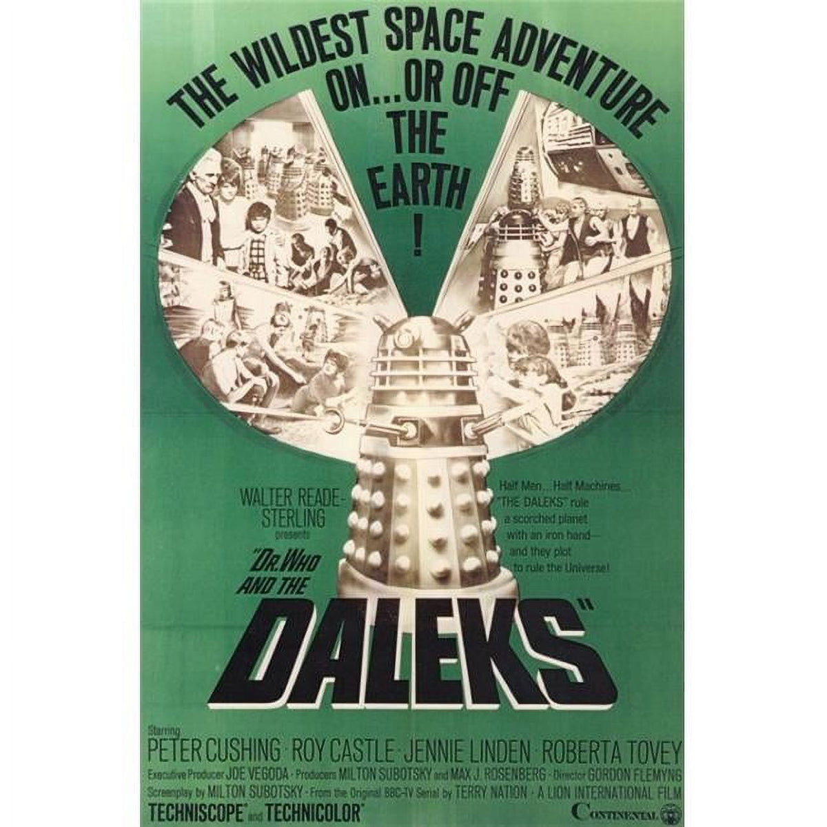Dr. Who and the Daleks Movie Poster 11x17 Print