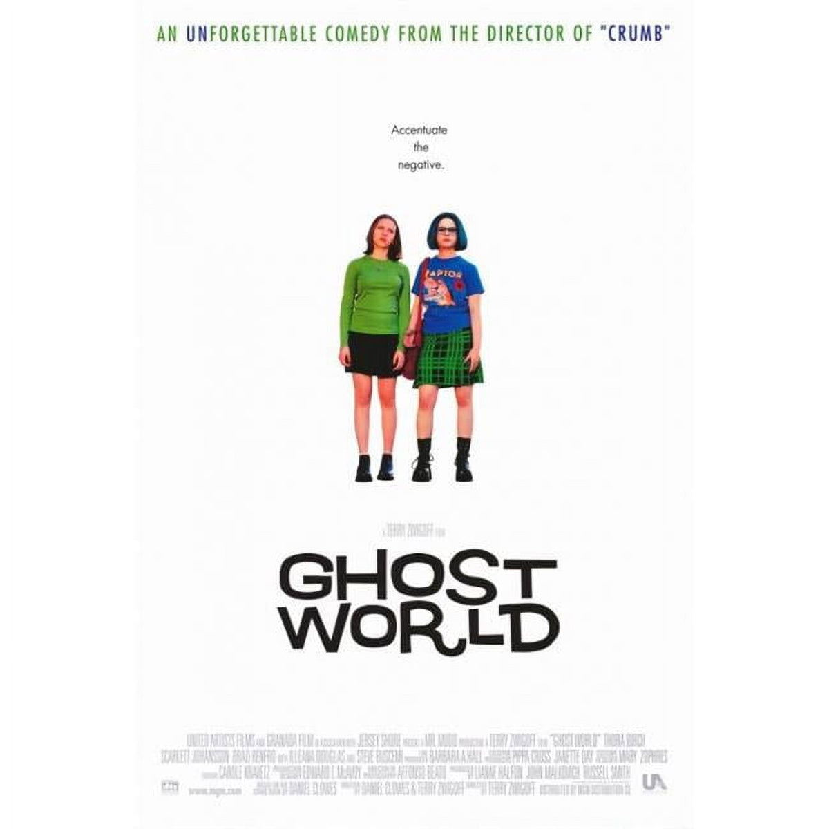 Ghost World Movie Poster Print - 27x40 size, vibrant film artwork.
