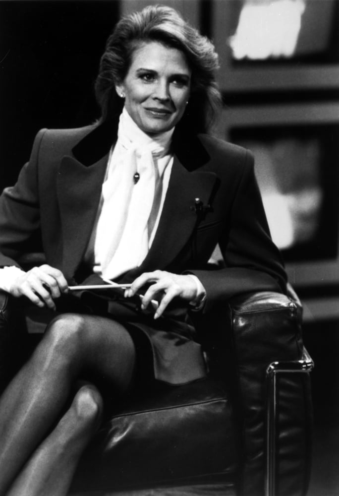 Candice Bergen seated classic photo print available in multiple sizes