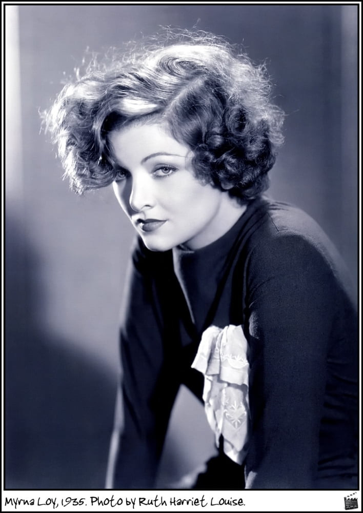 Myrna Loy 1935 Photo Print by Ruth Harriet Louise in multiple sizes.