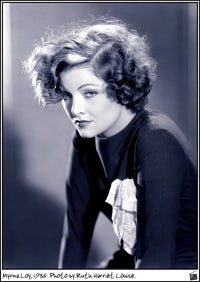 Myrna Loy 1935 Photo Print by Ruth Harriet Louise in multiple sizes.