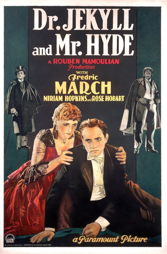 Dr. Jekyll and Mr. Hyde Movie Poster Masterprint - Gothic Literature Art