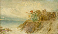 Circe art print by Frederick Stuart Church, featuring a mythical sorceress in vibrant colors.