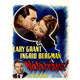 Notorious movie poster print featuring Cary Grant and Ingrid Bergman