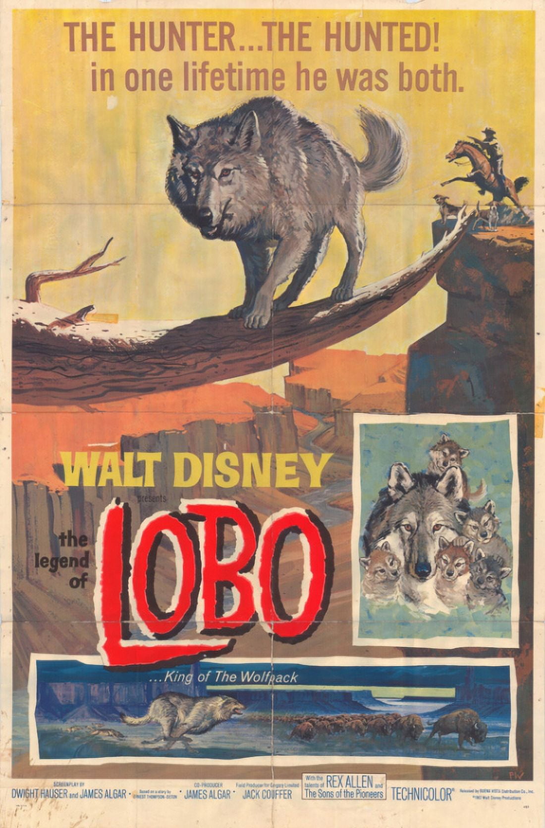 Legend of Lobo movie poster print, 11x17 inches, vibrant colors.