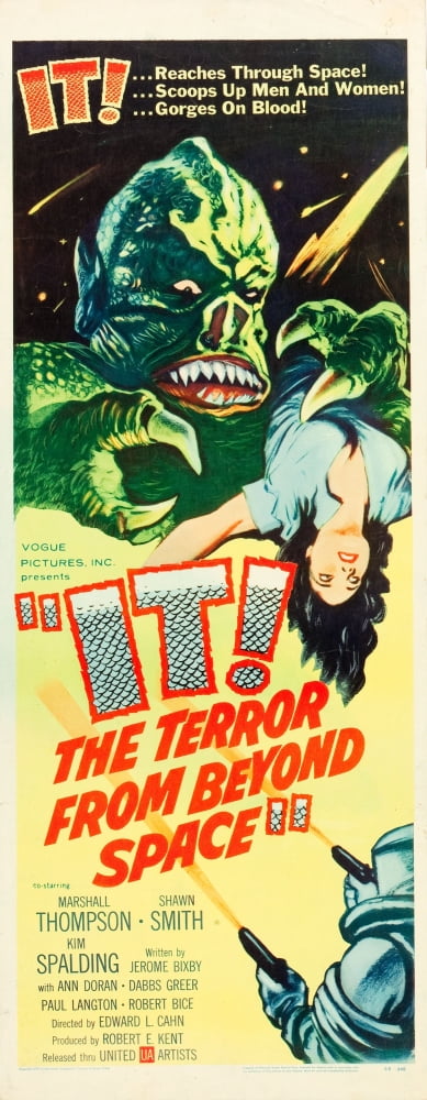 The Terror From Beyond Space 1958 movie poster print in 11x17 size.