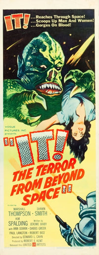 The Terror From Beyond Space 1958 movie poster print in 11x17 size.