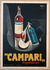 Campari Laperitivo Vintage Advertising Poster Print - 18 x 24