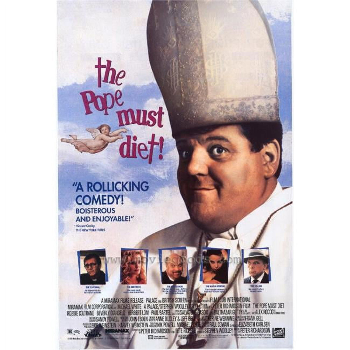 The Pope Must Diet movie poster print 27x40 inches