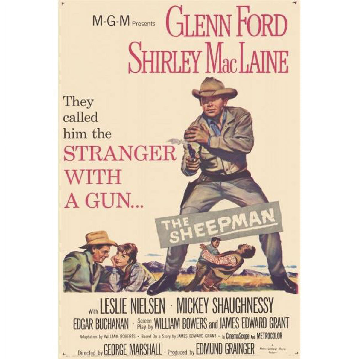 The Sheepman Movie Poster Print 27x40 for home decor