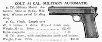 Colt 45 Automatic Pistol Vintage Advertisement Poster Print