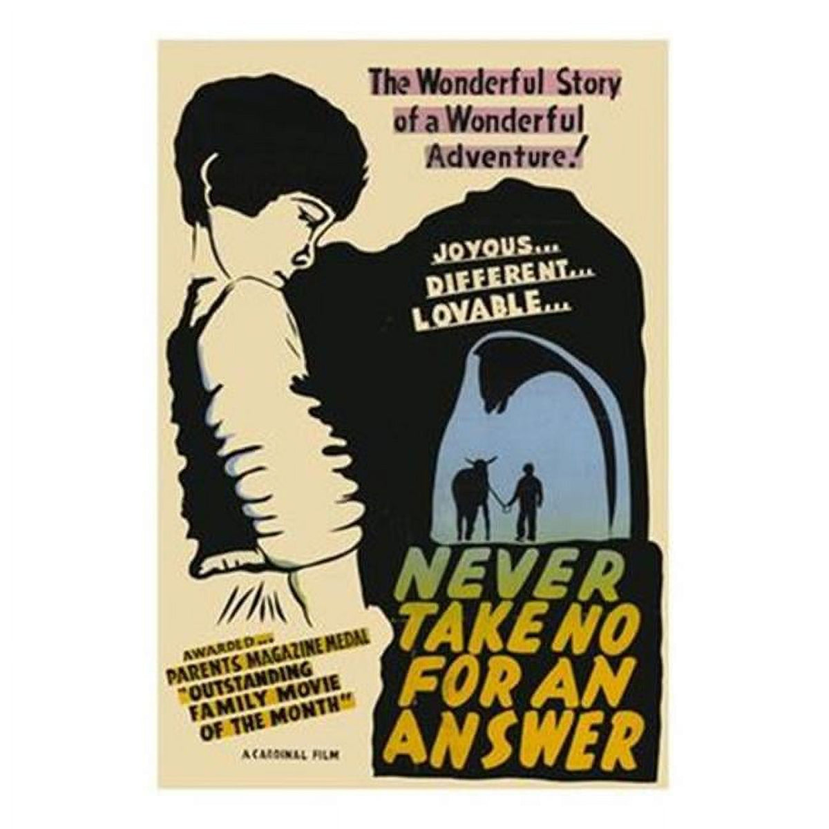 Never Take No for an Answer motivational movie poster 11x17