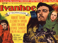 Ivanhoe Movie Masterprint Poster featuring Robert Taylor and Joan Fontaine