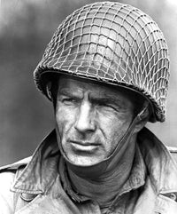 James Caan wearing a military helmet photo print