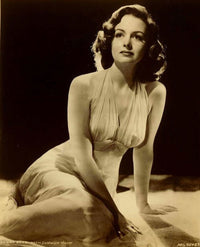 Donna Reed posed on floor classic photo print